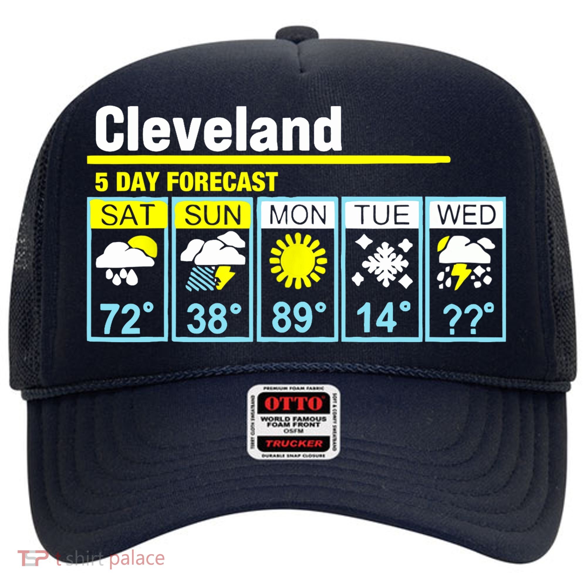 Cleveland-5 Day Forecast Funny Hat