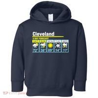Cleveland-5 Day Forecast Funny Toddler Hoodie thumb 0