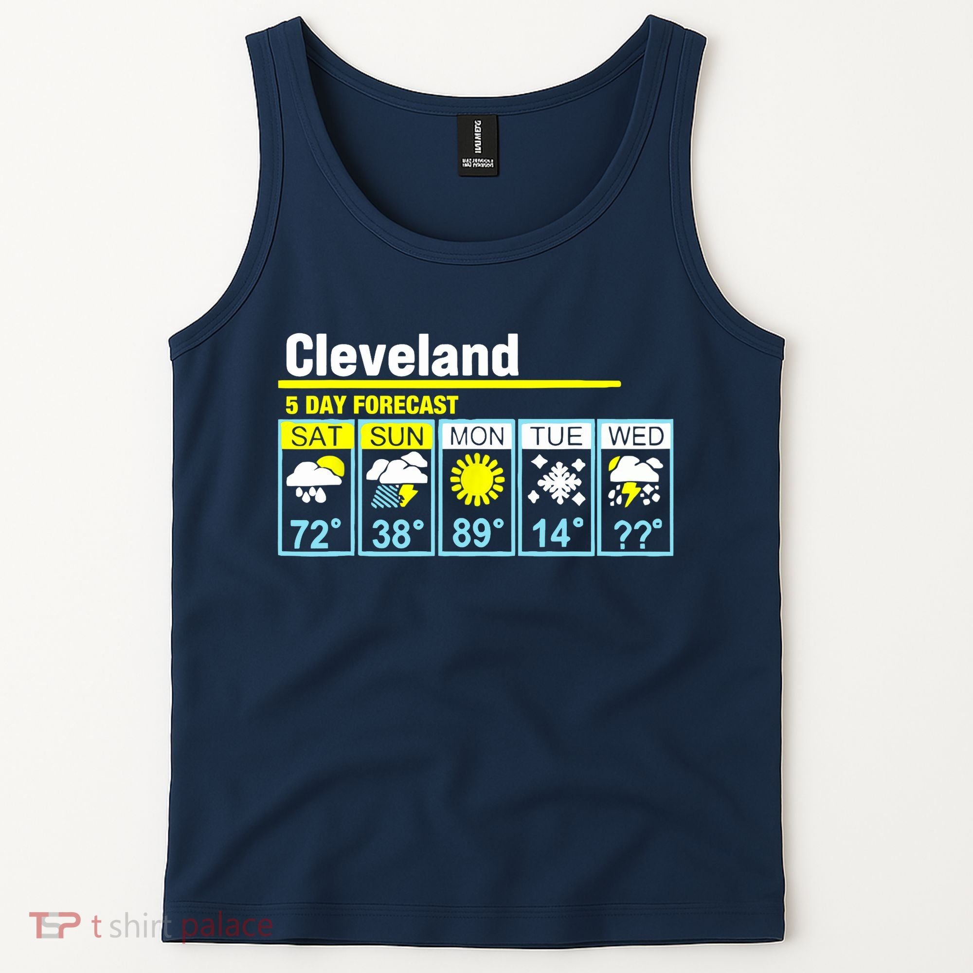 Cleveland-5 Day Forecast Funny Tank Top