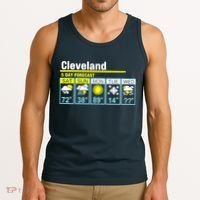 Cleveland-5 Day Forecast Funny Tank Top thumb 3