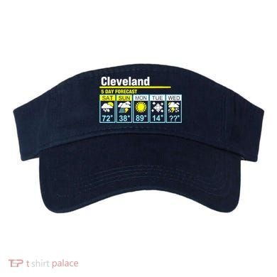 Cleveland-5 Day Forecast Funny Visor