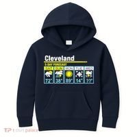Cleveland-5 Day Forecast Funny Kids Hoodie thumb 0