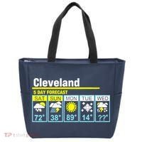 Cleveland-5 Day Forecast Funny Tote Bag thumb 0