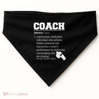 Coach Definition Funny Coach USA-Made Doggie Bandana thumb 0