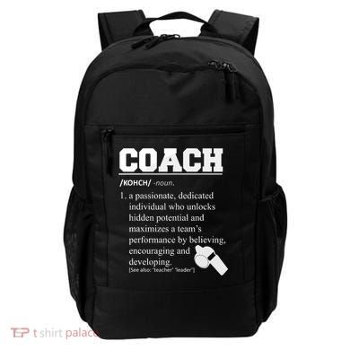 Coach Definition Funny Coach Backpack