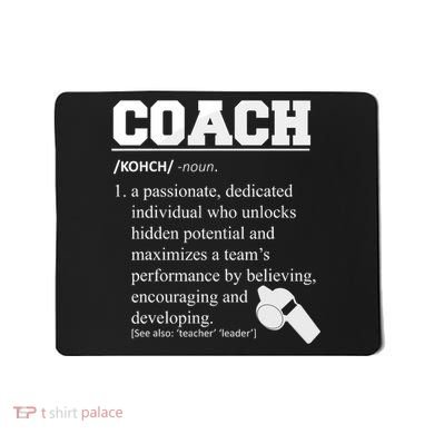 Coach Definition Funny Coach Mousepad