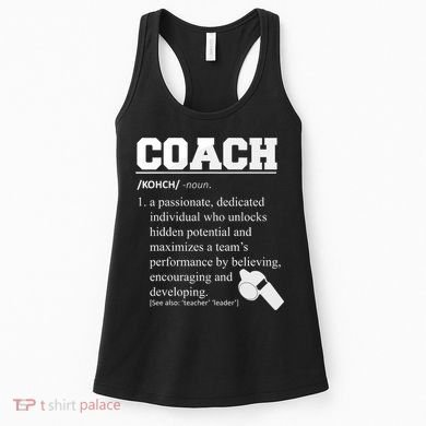 Coach Definition Funny Coach Women's Tank Top