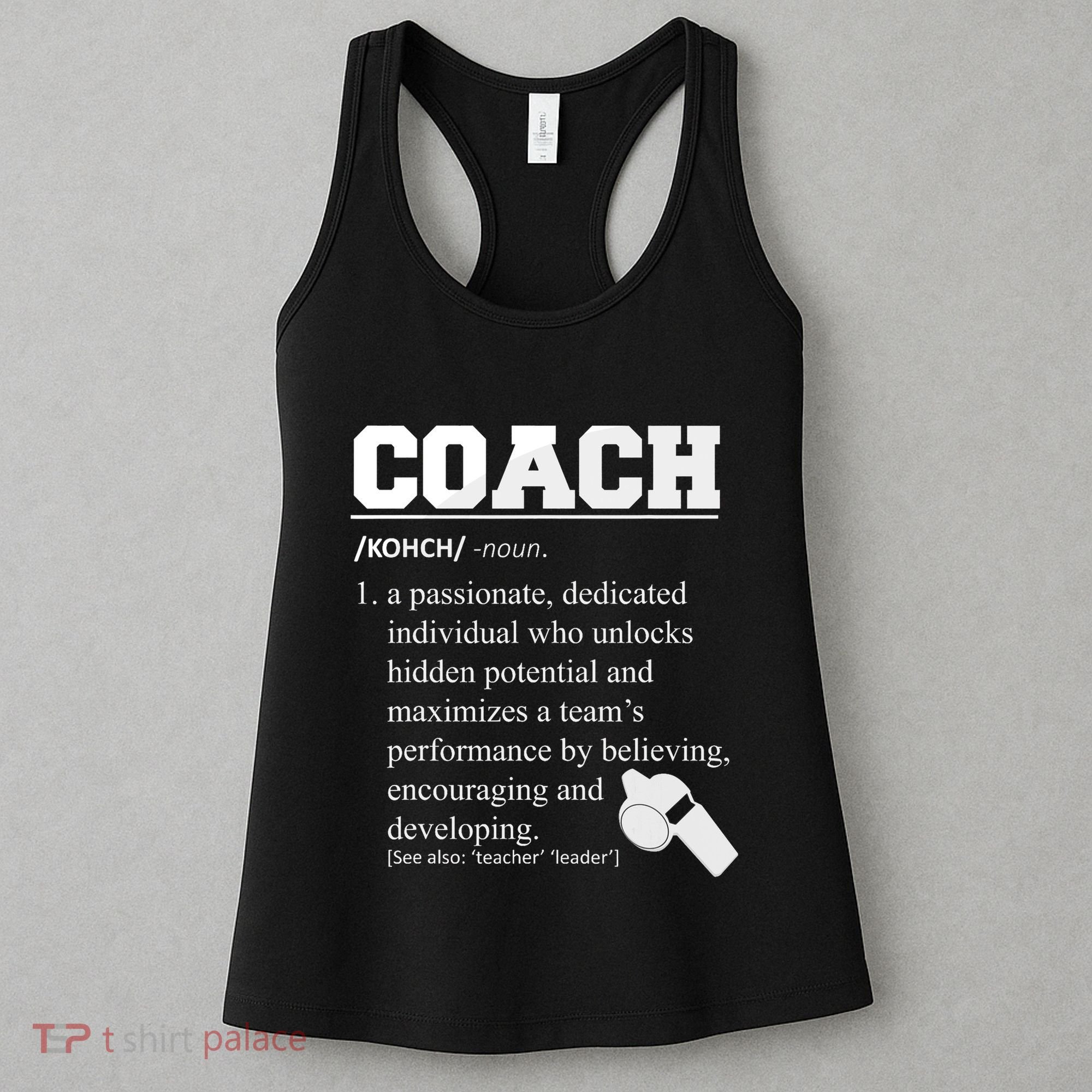 Coach Definition Funny Coach Women's Tank Top