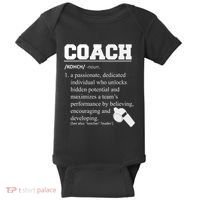 Coach Definition Funny Coach Baby Bodysuit thumb 0