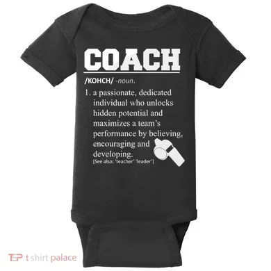 Coach Definition Funny Coach Baby Bodysuit