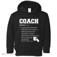 Coach Definition Funny Coach Toddler Hoodie thumb 0