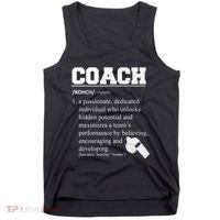 Coach Definition Funny Coach Tank Top thumb 0