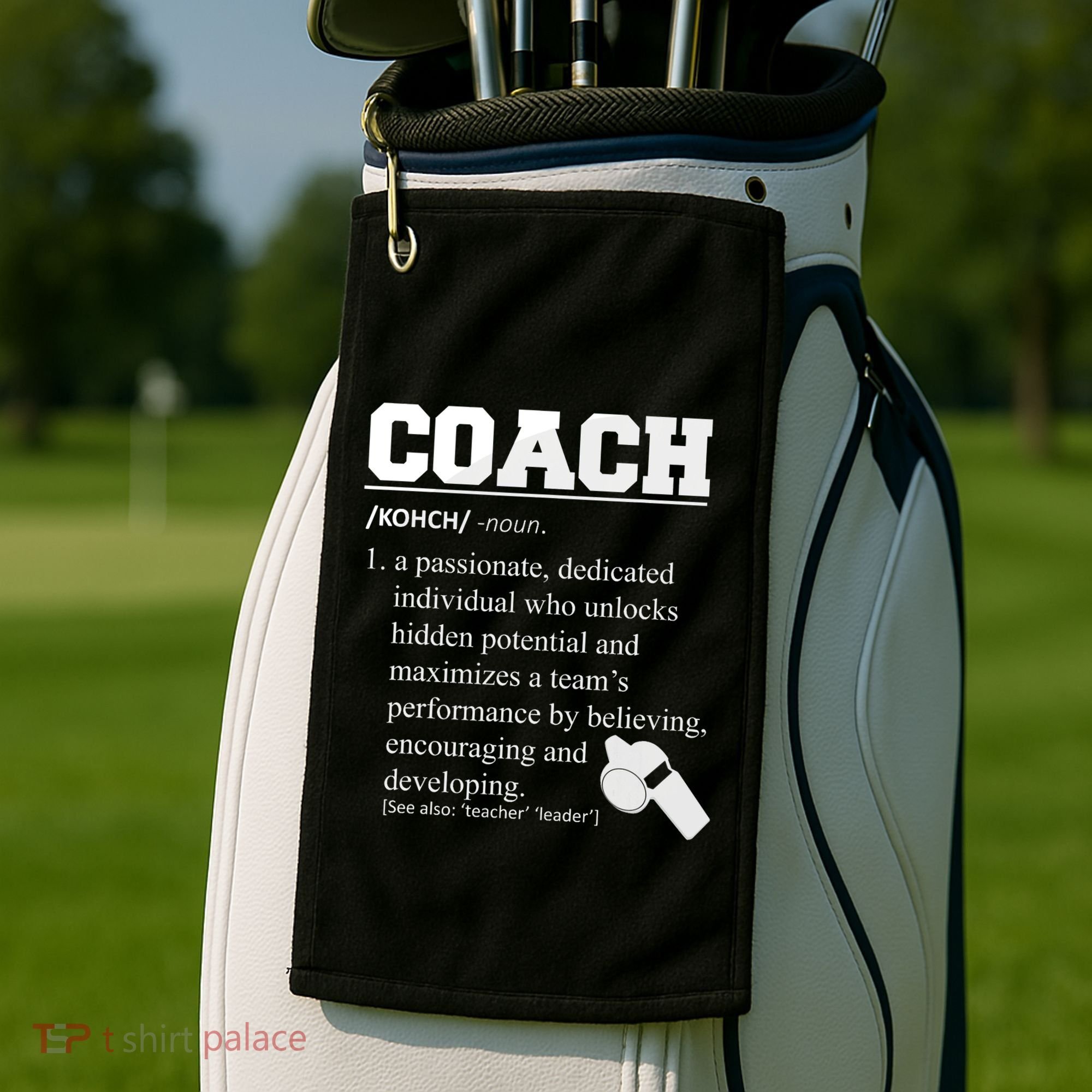 Coach Definition Funny Coach Golf Towel