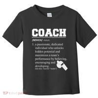 Coach Definition Funny Coach Toddler T-Shirt thumb 0