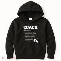 Coach Definition Funny Coach Kids Hoodie thumb 0