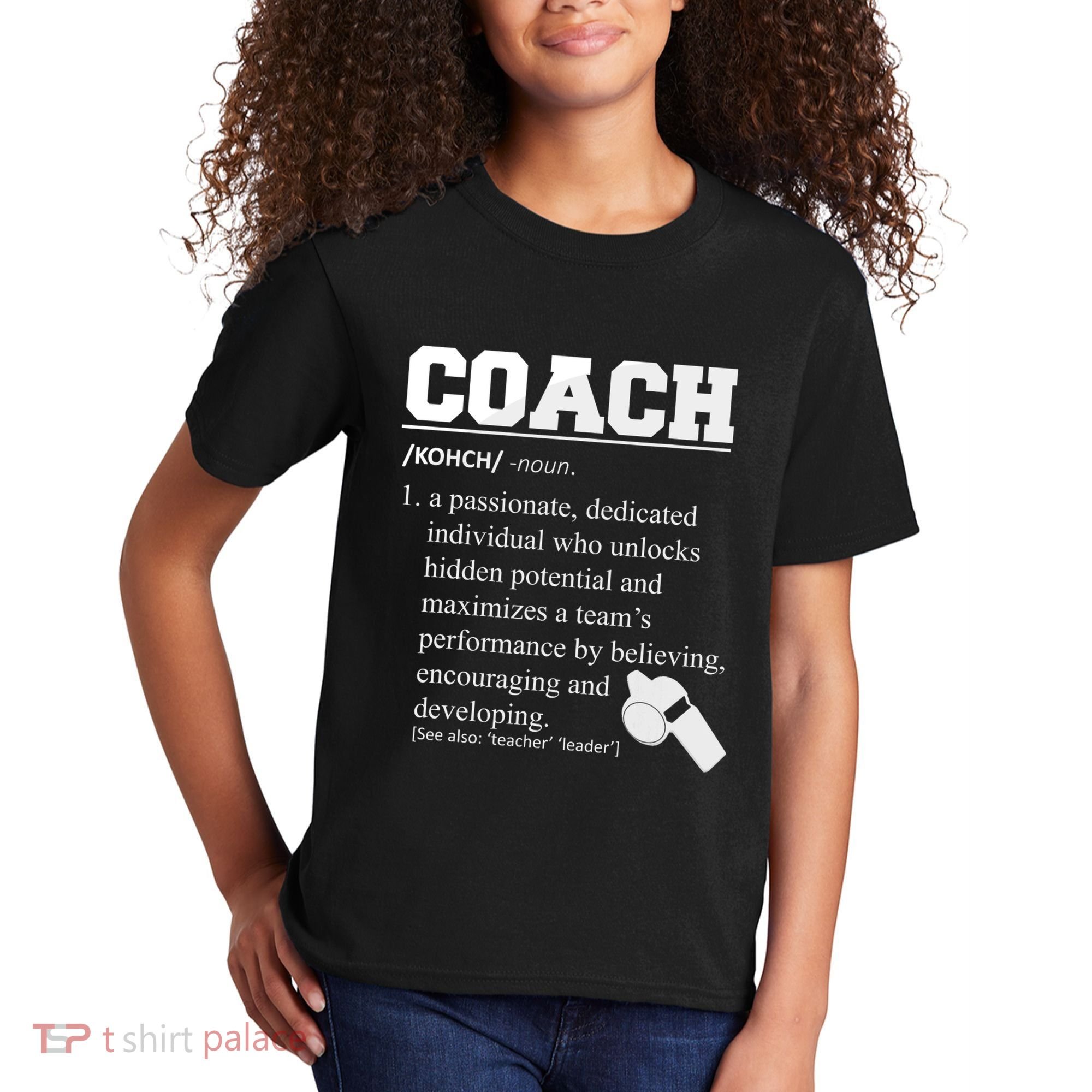 Coach Definition Funny Coach Kids T-Shirt