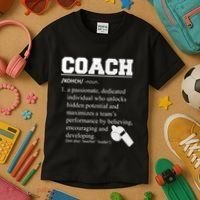 Coach Definition Funny Coach Kids T-Shirt thumb 3
