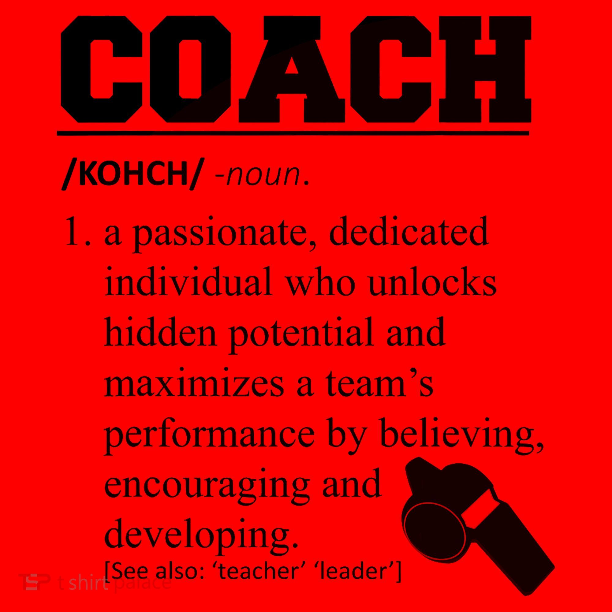 Coach Definition Funny Coach Santa Hat