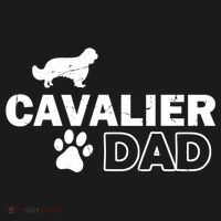 Cavalier Dad Funny Cute Dog Owner Adopt Rescue Fathers Day Gift Doggie Tank thumb 4