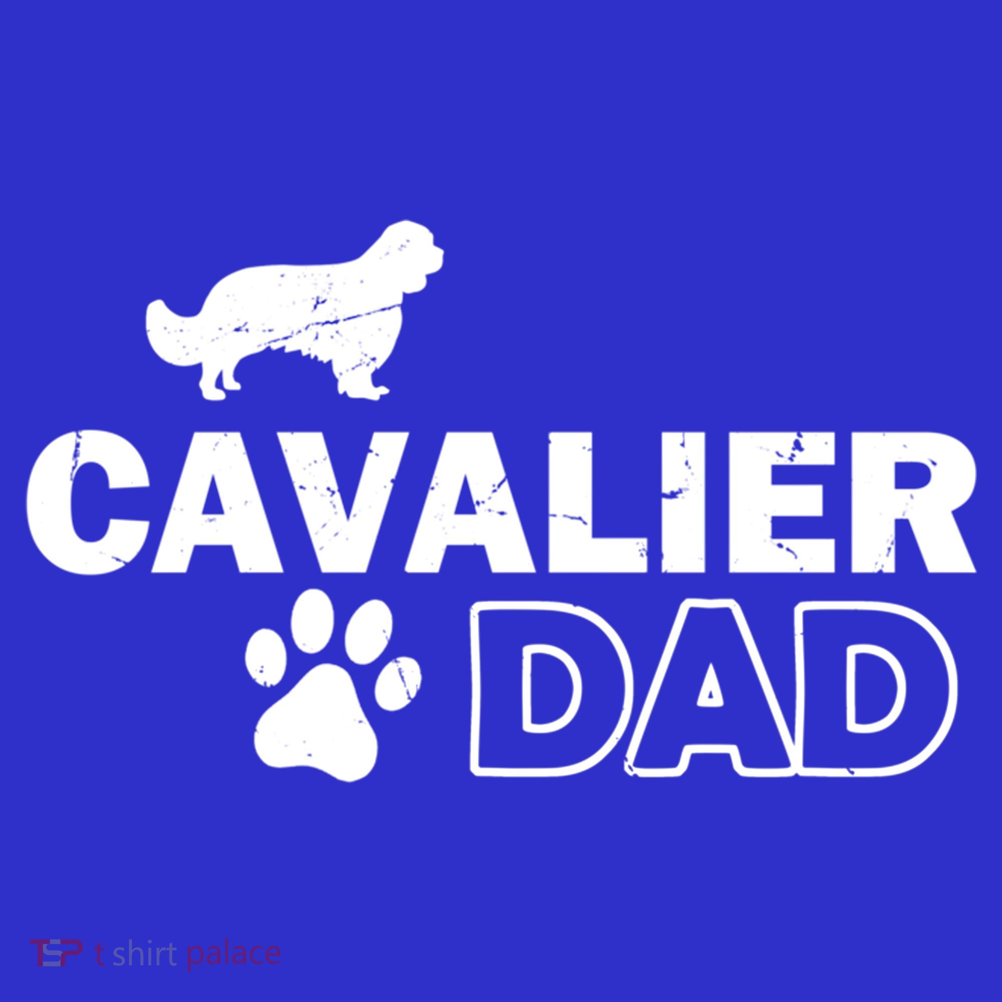 Cavalier Dad Funny Cute Dog Owner Adopt Rescue Fathers Day Gift Visor