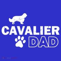 Cavalier Dad Funny Cute Dog Owner Adopt Rescue Fathers Day Gift Kids Sweatshirt thumb 2