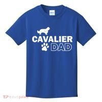Cavalier Dad Funny Cute Dog Owner Adopt Rescue Fathers Day Gift Kids T-Shirt thumb 0