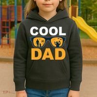 Cool Dad Fathers Day Special Gift Kids Hoodie thumb 3