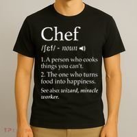 Chef Definition Funny Line Saying Cook Cooking Gifts Chefs T-Shirt thumb 3