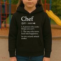 Chef Definition Funny Line Saying Cook Cooking Gifts Chefs Kids Hoodie thumb 3