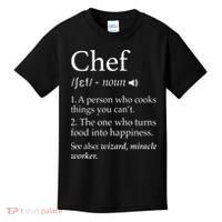 Chef Definition Funny Line Saying Cook Cooking Gifts Chefs Kids T-Shirt thumb 0