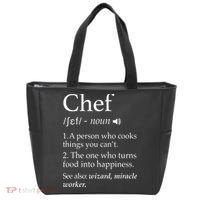 Chef Definition Funny Line Saying Cook Cooking Gifts Chefs Tote Bag thumb 0
