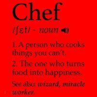 Chef Definition Funny Line Saying Cook Cooking Gifts Chefs Santa Hat thumb 1