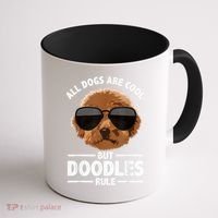 Cute Doodle For Men Women Golden Doodle Labradoodle Dog Coffee Mug thumb 1