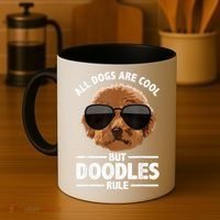 Cute Doodle For Men Women Golden Doodle Labradoodle Dog Coffee Mug thumb 4
