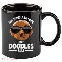 Cute Doodle For Men Women Golden Doodle Labradoodle Dog 11oz C Handle Ceramic Mug thumb 0