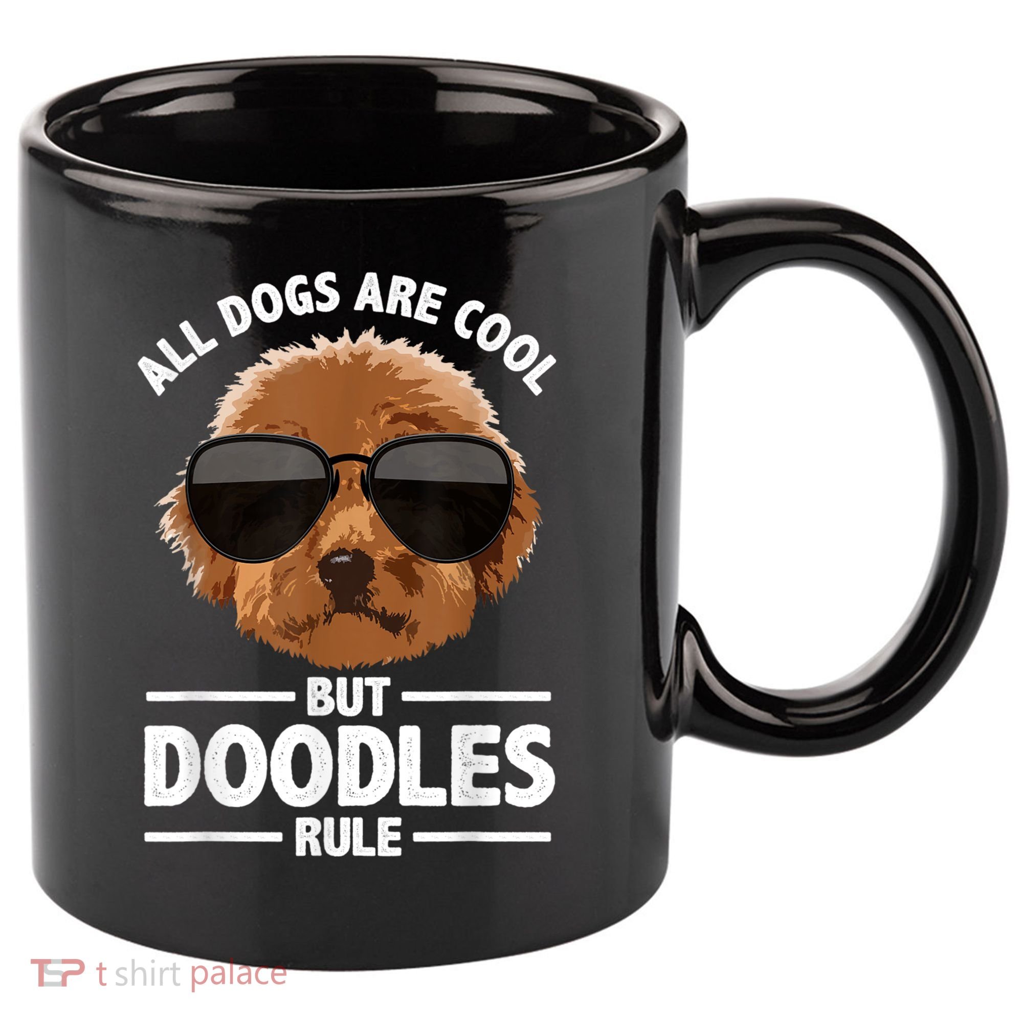 Cute Doodle For Men Women Golden Doodle Labradoodle Dog 11oz C Handle Ceramic Mug