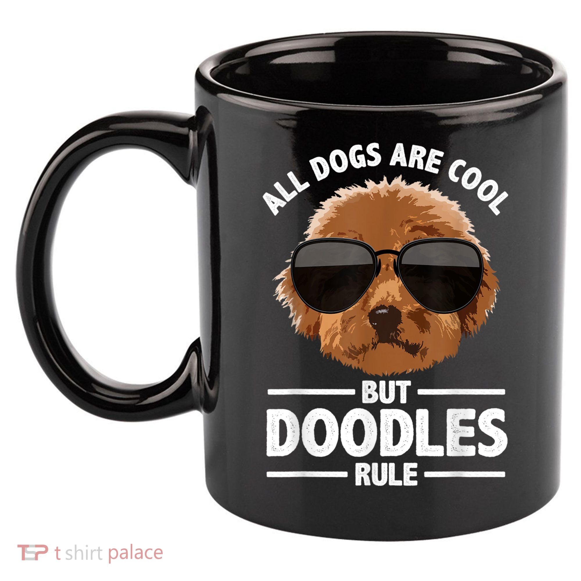 Cute Doodle For Men Women Golden Doodle Labradoodle Dog 11oz C Handle Ceramic Mug