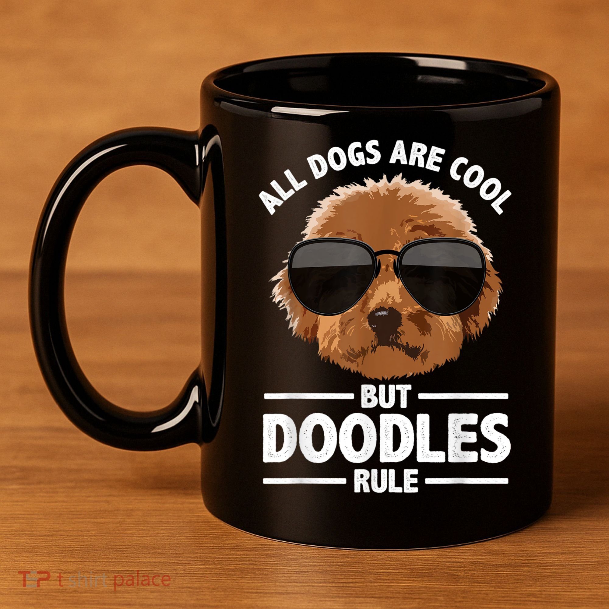 Cute Doodle For Men Women Golden Doodle Labradoodle Dog 11oz C Handle Ceramic Mug