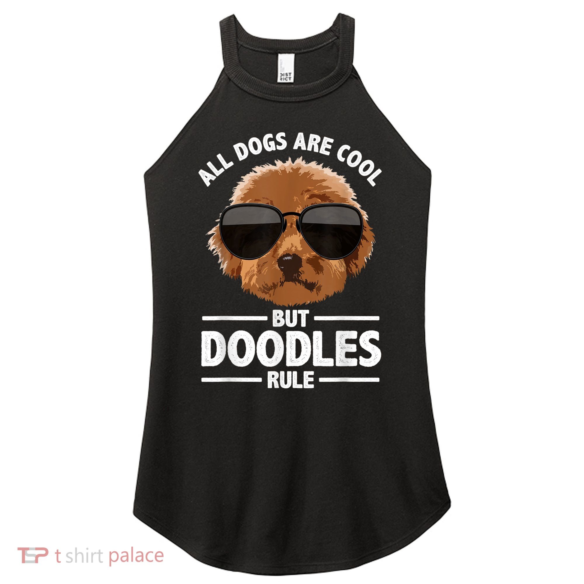 Cute Doodle For Men Women Golden Doodle Labradoodle Dog Women's Perfect Tri Rocker Tank