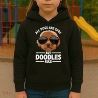 Cute Doodle For Men Women Golden Doodle Labradoodle Dog Kids Hoodie thumb 3