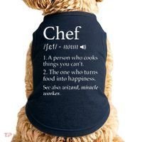 Chef Definition Funny Line Saying Cook Cooking Gifts Chefs Doggie Tank thumb 0