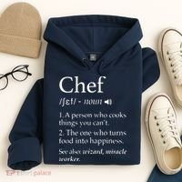 Chef Definition Funny Line Saying Cook Cooking Gifts Chefs Hoodie thumb 4