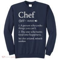 Chef Definition Funny Line Saying Cook Cooking Gifts Chefs Sweatshirt thumb 0