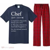 Chef Definition Funny Line Saying Cook Cooking Gifts Chefs Pajama Set thumb 0
