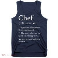 Chef Definition Funny Line Saying Cook Cooking Gifts Chefs Tank Top thumb 0