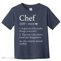 Chef Definition Funny Line Saying Cook Cooking Gifts Chefs Toddler T-Shirt thumb 0