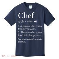 Chef Definition Funny Line Saying Cook Cooking Gifts Chefs Kids T-Shirt thumb 0