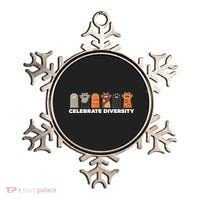 Celebrate Diversity Funny Cat Owner Gift For Cat Lover Paws Ornament thumb 0