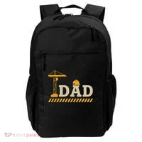 Construction Dad Funny Gift Father;s Day Backpack thumb 0