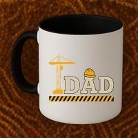Construction Dad Funny Gift Father;s Day Coffee Mug thumb 2
